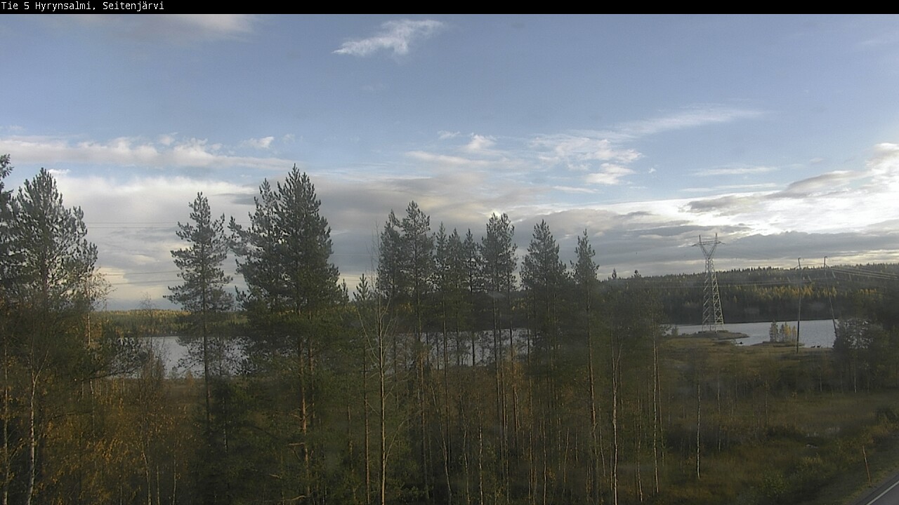 Kelikamerat Kuva Tie 5 Hyrynsalmi, Seitenjärvi, Hyrynsalmi, Kainuu