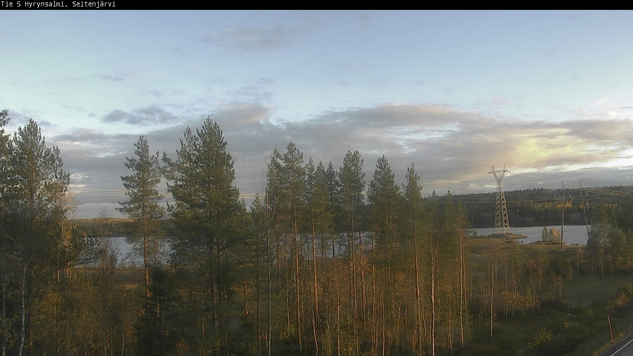 Kelikamerat Kuva Tie 5 Hyrynsalmi, Seitenjärvi, Hyrynsalmi, Kainuu
