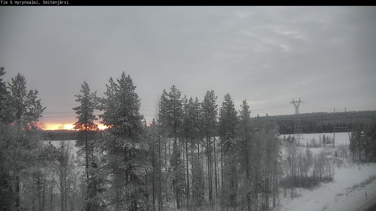 Kelikamerat Kuva Tie 5 Hyrynsalmi, Seitenjärvi, Hyrynsalmi, Kainuu