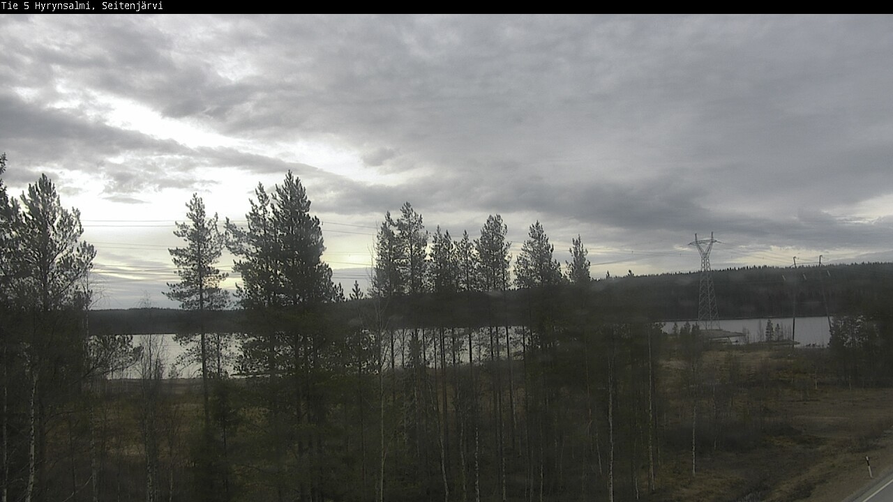 Kelikamerat Kuva Tie 5 Hyrynsalmi, Seitenjärvi, Hyrynsalmi, Kainuu