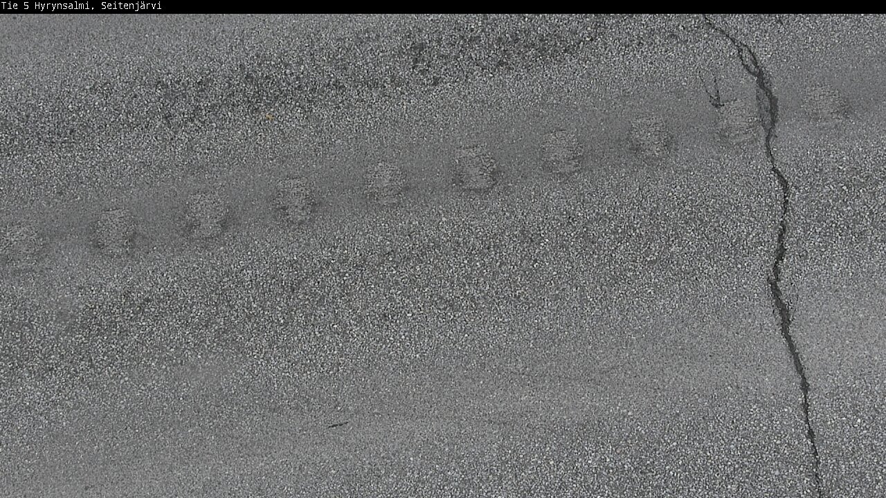 Weather Camera Image Väg 5 Hyrynsalmi, Seitenjärvi, Hyrynsalmi, Kainuu