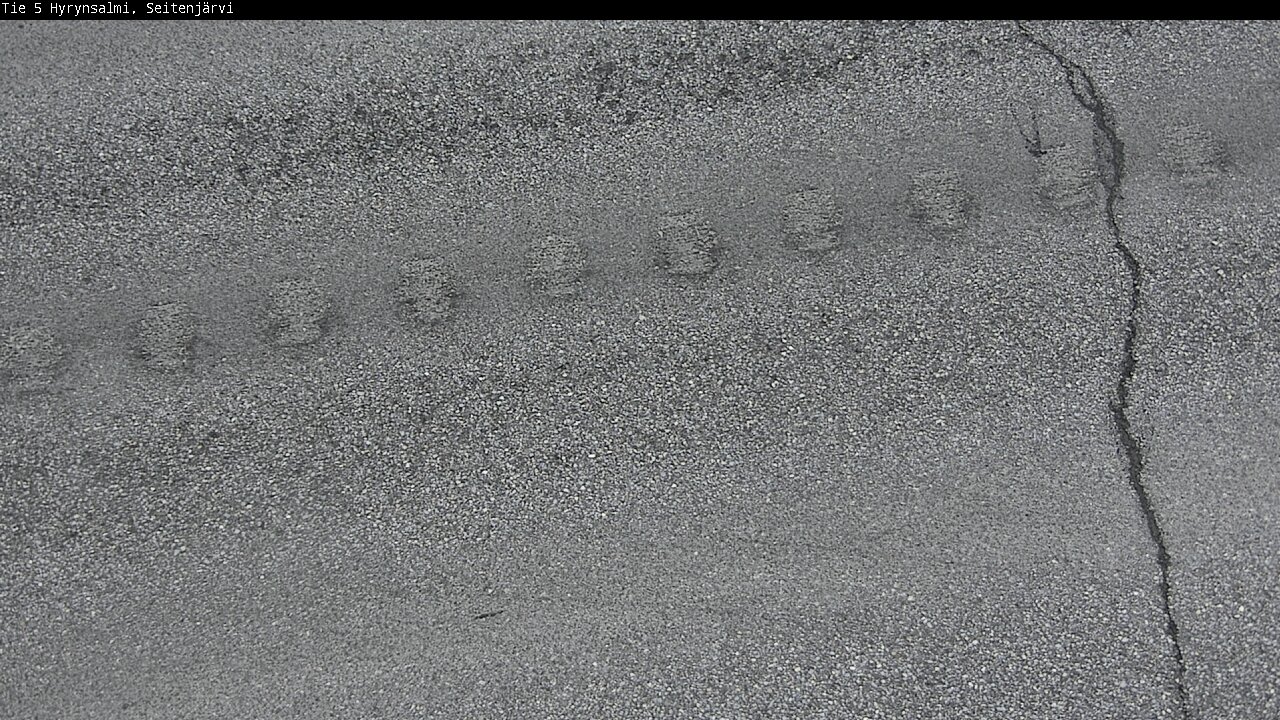 Weather Camera Image Väg 5 Hyrynsalmi, Seitenjärvi, Hyrynsalmi, Kainuu