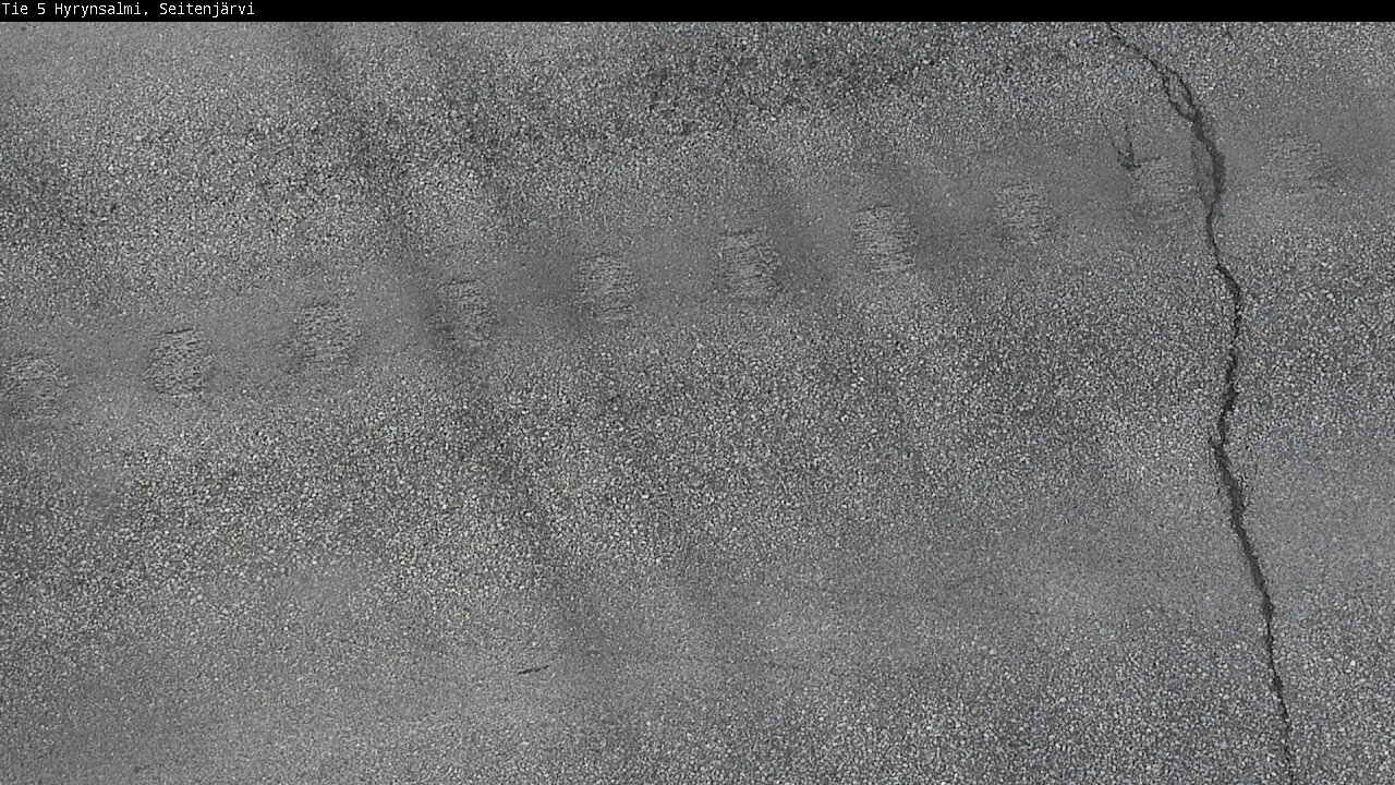 Weather Camera Image Väg 5 Hyrynsalmi, Seitenjärvi, Hyrynsalmi, Kainuu