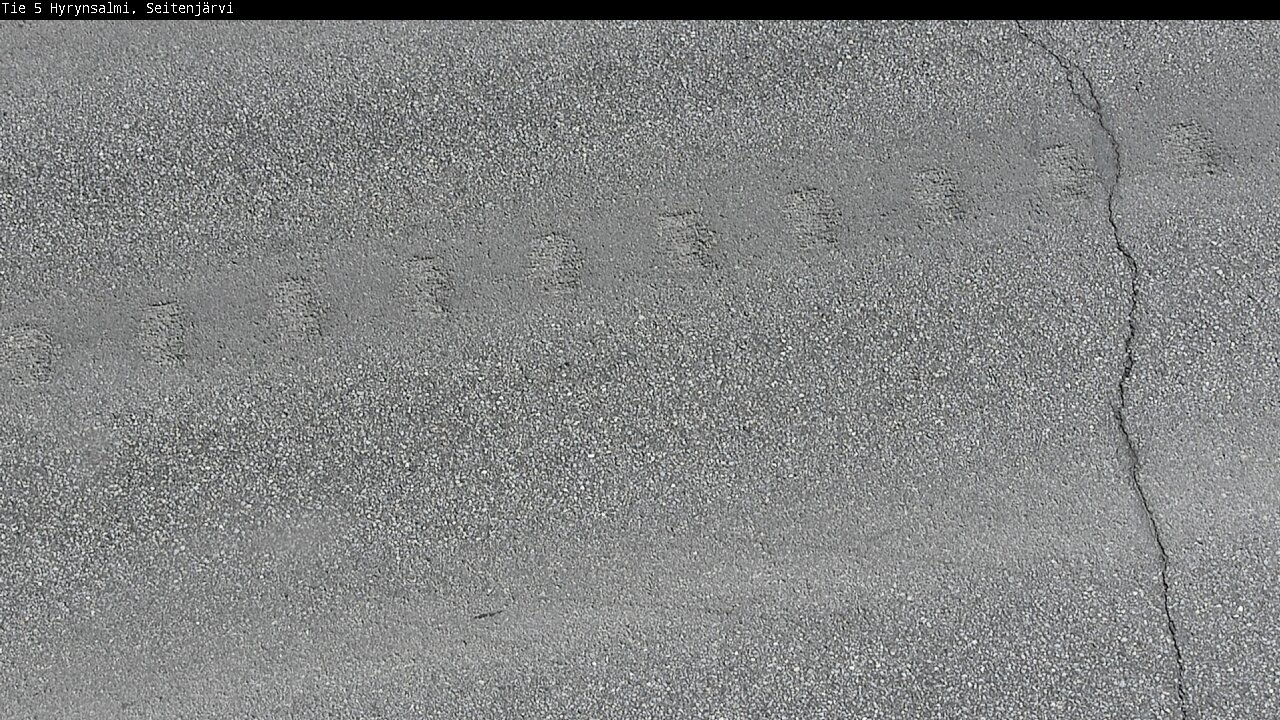 Weather Camera Image Väg 5 Hyrynsalmi, Seitenjärvi, Hyrynsalmi, Kainuu