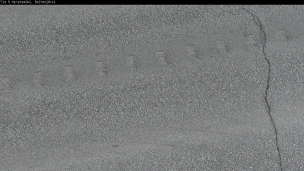 Weather Camera Image Väg 5 Hyrynsalmi, Seitenjärvi, Hyrynsalmi, Kainuu
