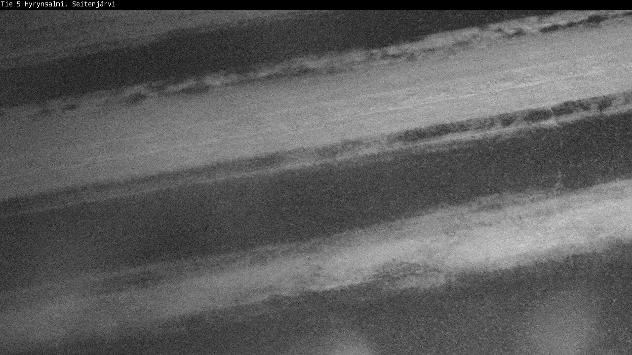 Weather Camera Image Road 5 Hyrynsalmi, Seitenjärvi, Hyrynsalmi, Kainuu