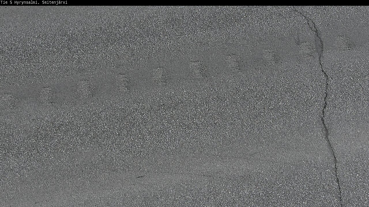 Weather Camera Image Väg 5 Hyrynsalmi, Seitenjärvi, Hyrynsalmi, Kainuu