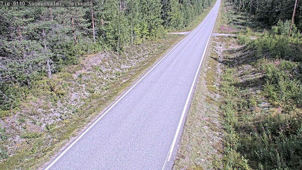 Kelikamerat Kuva Tie 9110 Suomussalmi, Seikkala, Suomussalmi, Kainuu