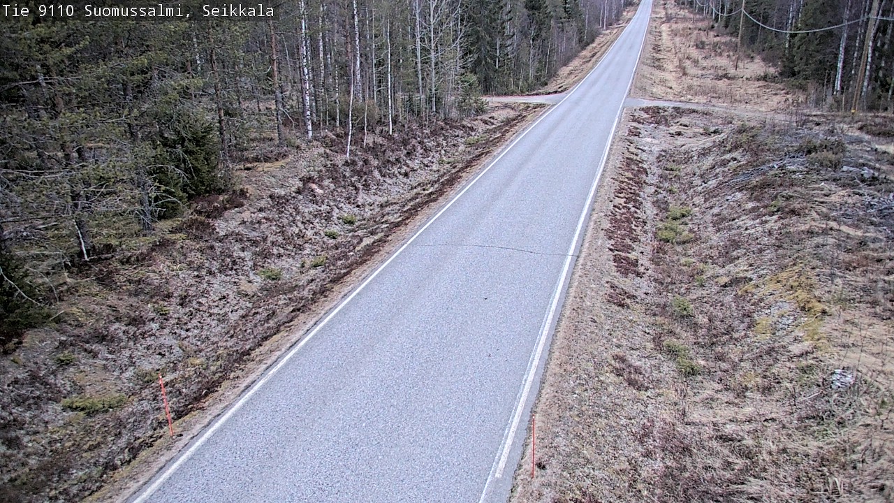 Kelikamerat Kuva Tie 9110 Suomussalmi, Seikkala, Suomussalmi, Kainuu