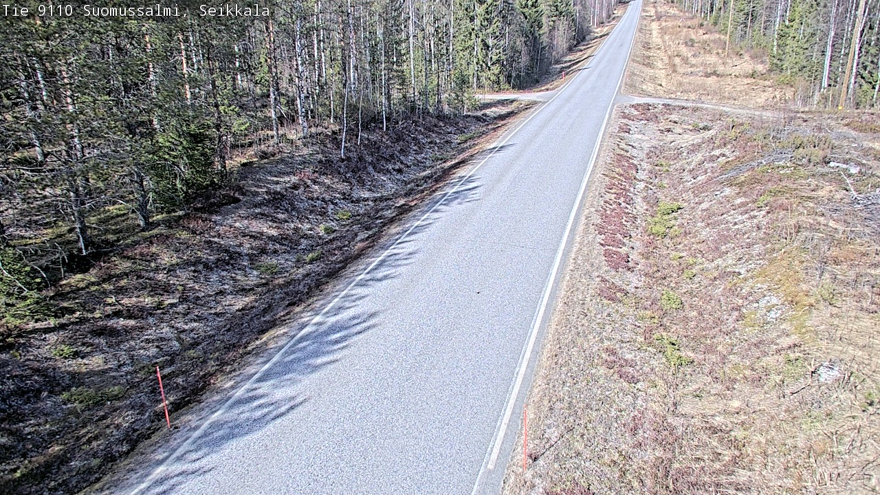 Kelikamerat Kuva Tie 9110 Suomussalmi, Seikkala, Suomussalmi, Kainuu