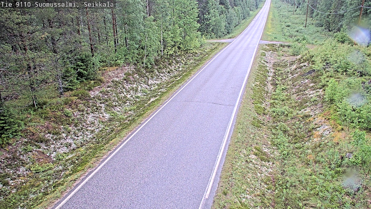 Kelikamerat Kuva Tie 9110 Suomussalmi, Seikkala, Suomussalmi, Kainuu