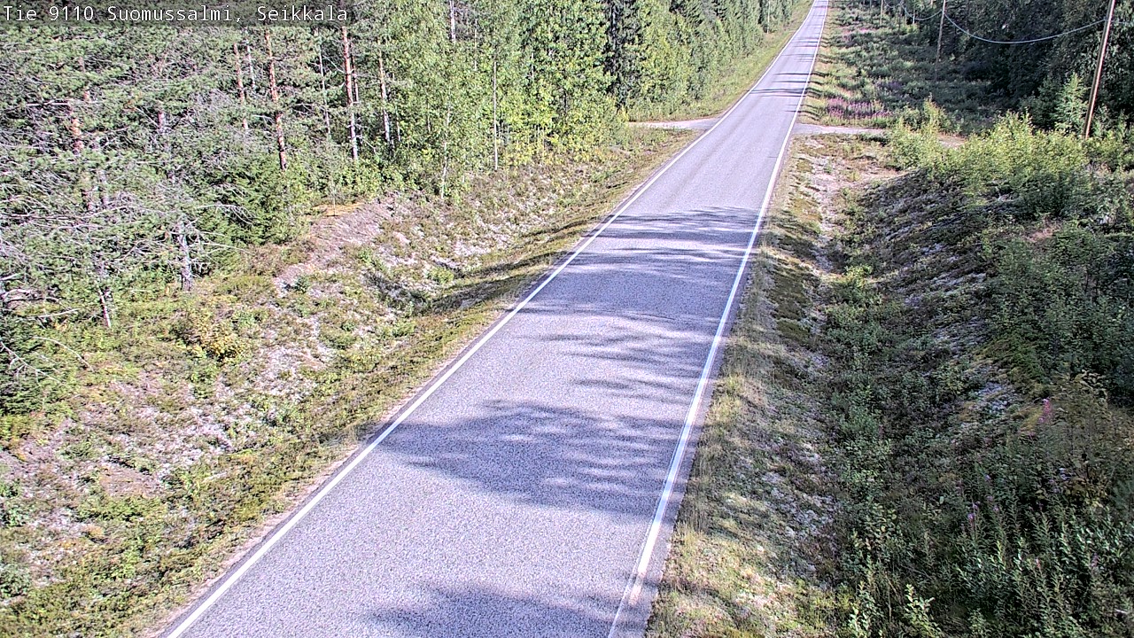 Kelikamerat Kuva Tie 9110 Suomussalmi, Seikkala, Suomussalmi, Kainuu
