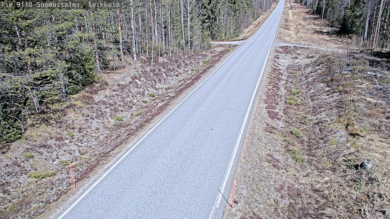 Kelikamerat Kuva Tie 9110 Suomussalmi, Seikkala, Suomussalmi, Kainuu