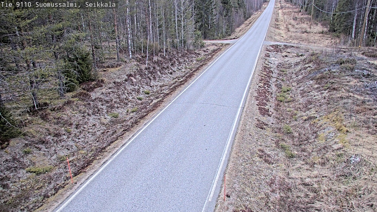 Kelikamerat Kuva Tie 9110 Suomussalmi, Seikkala, Suomussalmi, Kainuu