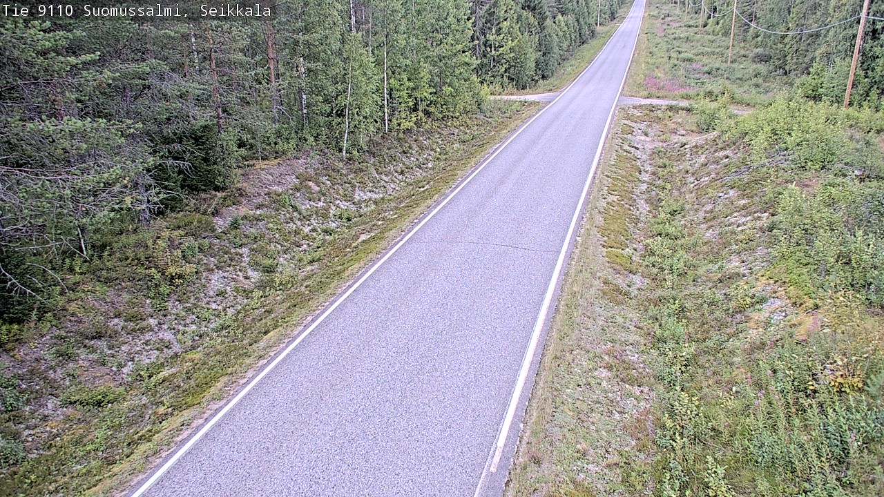 Kelikamerat Kuva Tie 9110 Suomussalmi, Seikkala, Suomussalmi, Kainuu