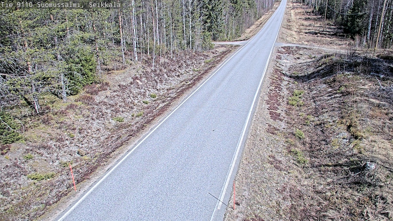 Kelikamerat Kuva Tie 9110 Suomussalmi, Seikkala, Suomussalmi, Kainuu