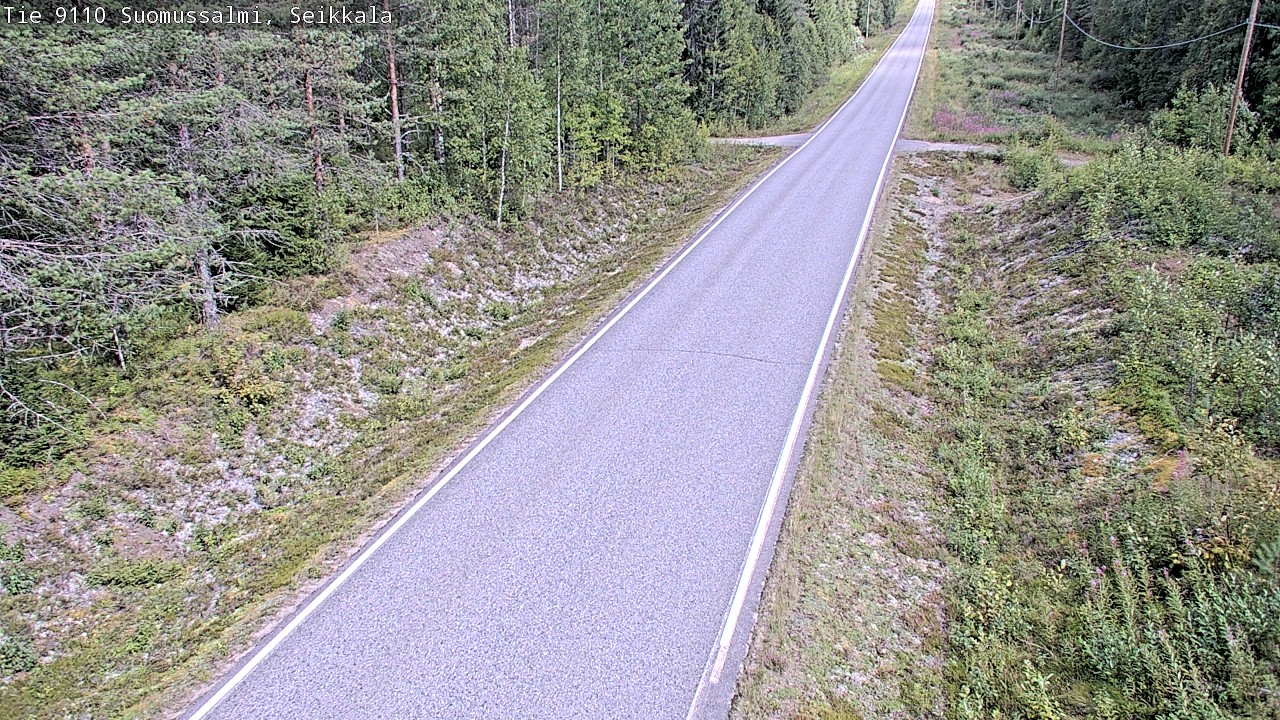 Kelikamerat Kuva Tie 9110 Suomussalmi, Seikkala, Suomussalmi, Kainuu