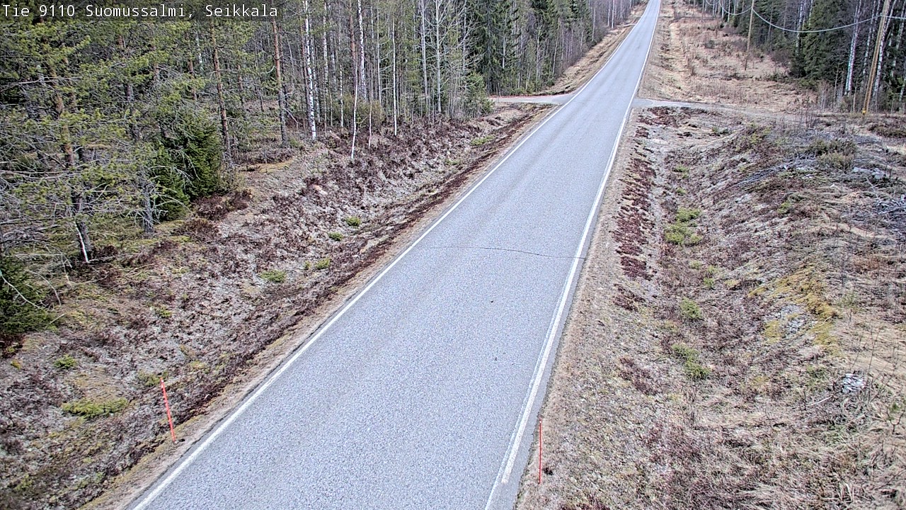 Kelikamerat Kuva Tie 9110 Suomussalmi, Seikkala, Suomussalmi, Kainuu
