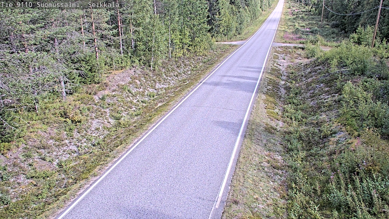Kelikamerat Kuva Tie 9110 Suomussalmi, Seikkala, Suomussalmi, Kainuu