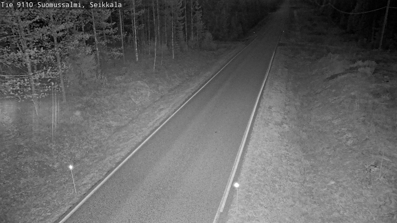Weather Camera Image Road 9110 Suomussalmi, Seikkala, Suomussalmi, Kainuu