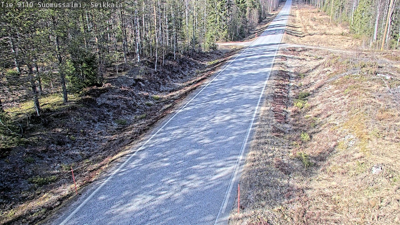 Kelikamerat Kuva Tie 9110 Suomussalmi, Seikkala, Suomussalmi, Kainuu