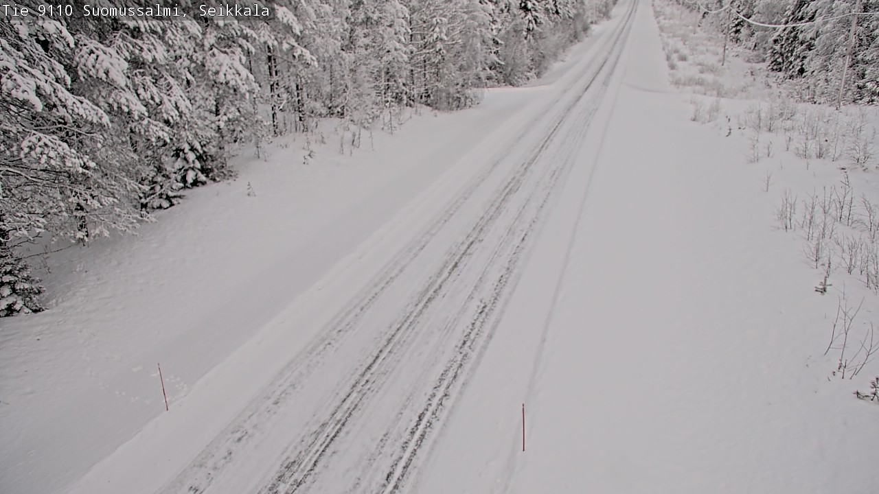 Kelikamerat Kuva Tie 9110 Suomussalmi, Seikkala, Suomussalmi, Kainuu