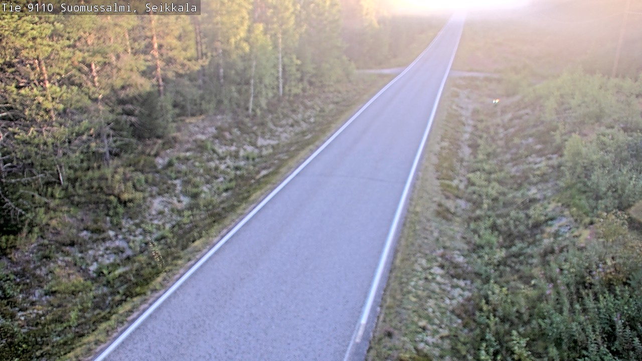 Kelikamerat Kuva Tie 9110 Suomussalmi, Seikkala, Suomussalmi, Kainuu