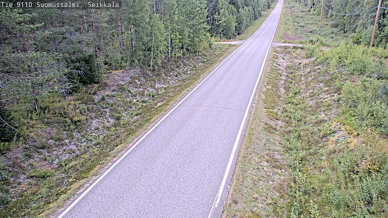 Kelikamerat Kuva Tie 9110 Suomussalmi, Seikkala, Suomussalmi, Kainuu