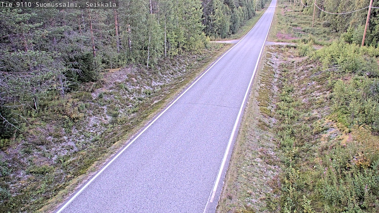 Kelikamerat Kuva Tie 9110 Suomussalmi, Seikkala, Suomussalmi, Kainuu