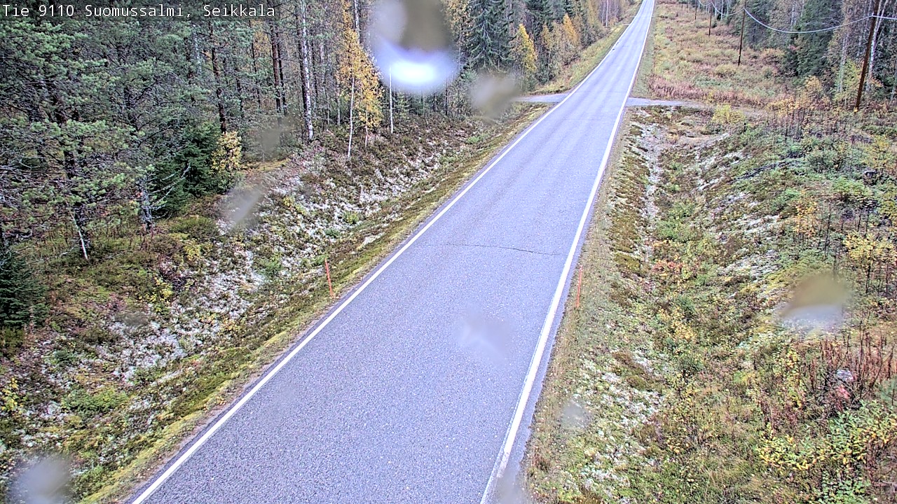 Weather Camera Image Road 9110 Suomussalmi, Seikkala, Suomussalmi, Kainuu