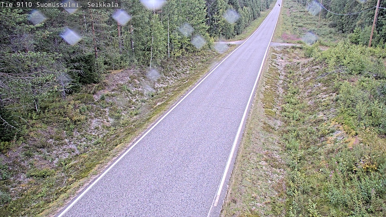 Kelikamerat Kuva Tie 9110 Suomussalmi, Seikkala, Suomussalmi, Kainuu