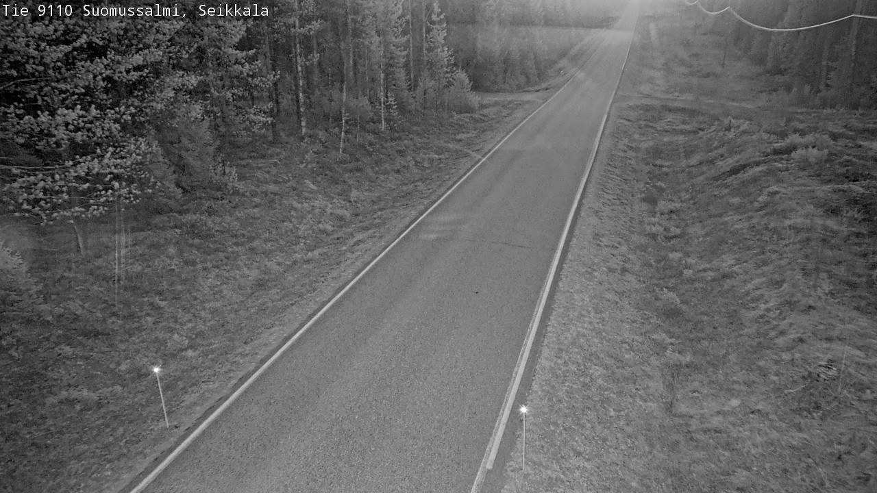 Weather Camera Image Road 9110 Suomussalmi, Seikkala, Suomussalmi, Kainuu