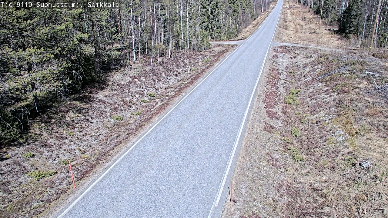 Kelikamerat Kuva Tie 9110 Suomussalmi, Seikkala, Suomussalmi, Kainuu