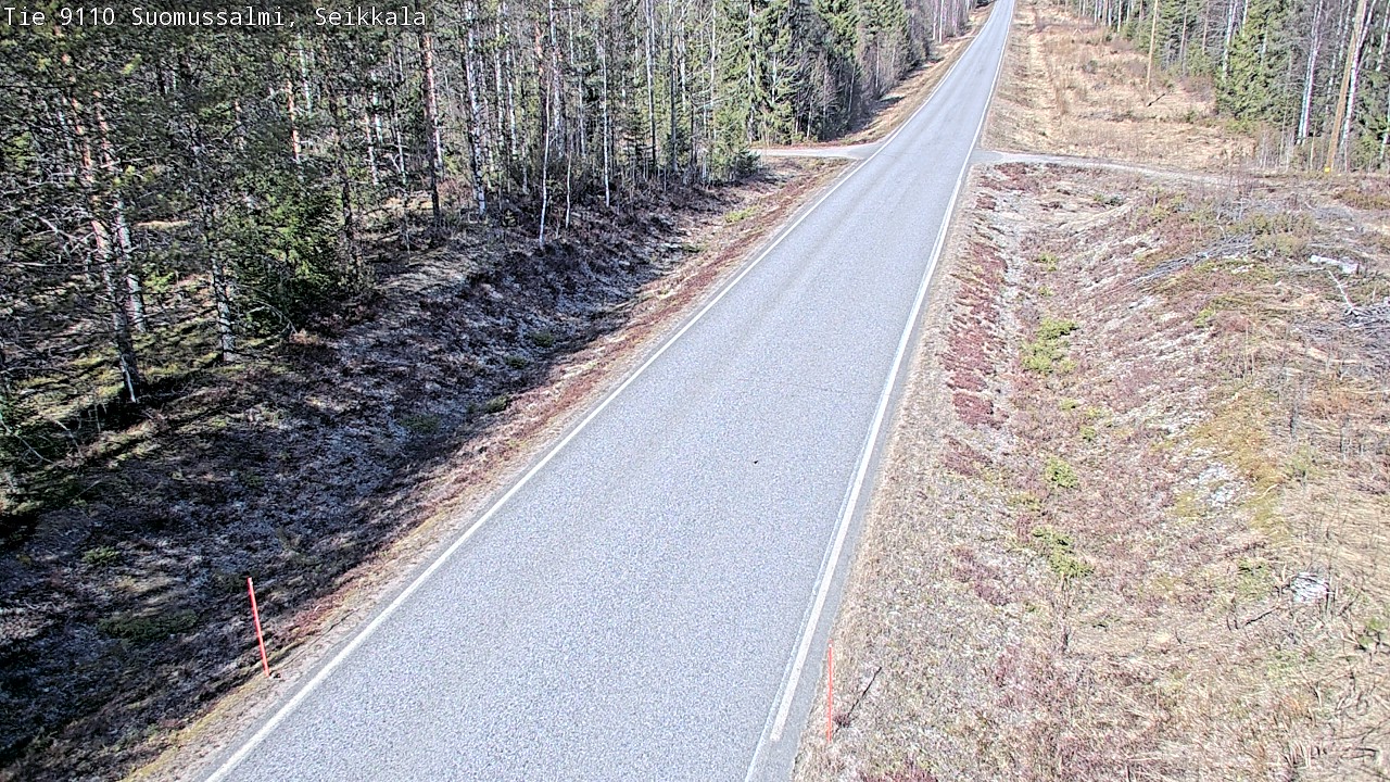 Kelikamerat Kuva Tie 9110 Suomussalmi, Seikkala, Suomussalmi, Kainuu