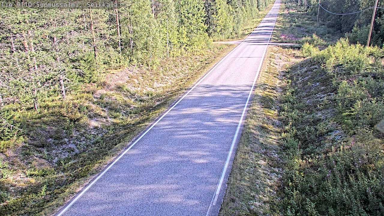 Kelikamerat Kuva Tie 9110 Suomussalmi, Seikkala, Suomussalmi, Kainuu