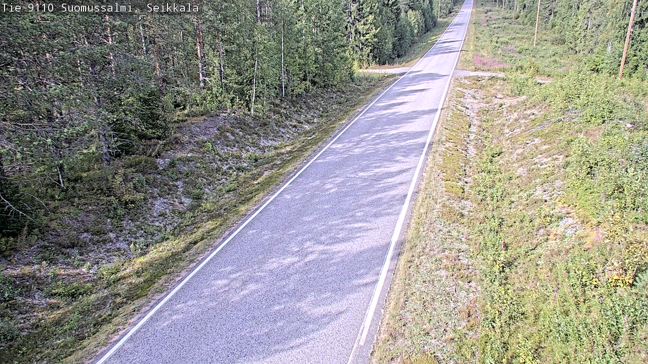 Kelikamerat Kuva Tie 9110 Suomussalmi, Seikkala, Suomussalmi, Kainuu
