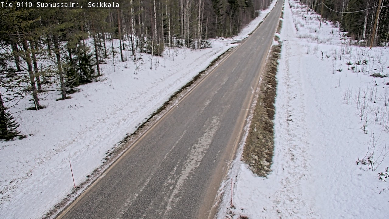 Weather Camera Image Road 9110 Suomussalmi, Seikkala, Suomussalmi, Kainuu