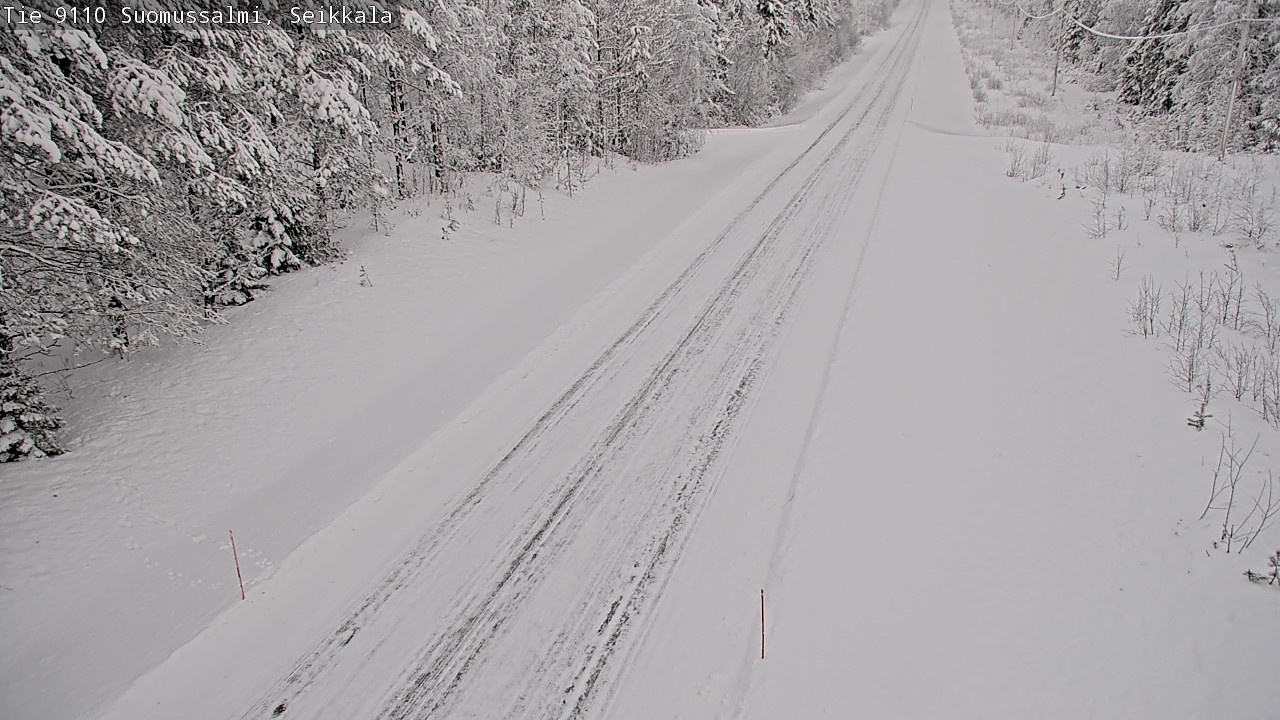 Kelikamerat Kuva Tie 9110 Suomussalmi, Seikkala, Suomussalmi, Kainuu