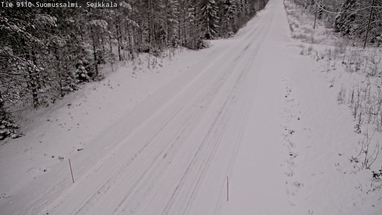 Weather Camera Image Road 9110 Suomussalmi, Seikkala, Suomussalmi, Kainuu
