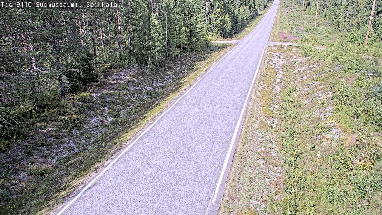 Kelikamerat Kuva Tie 9110 Suomussalmi, Seikkala, Suomussalmi, Kainuu
