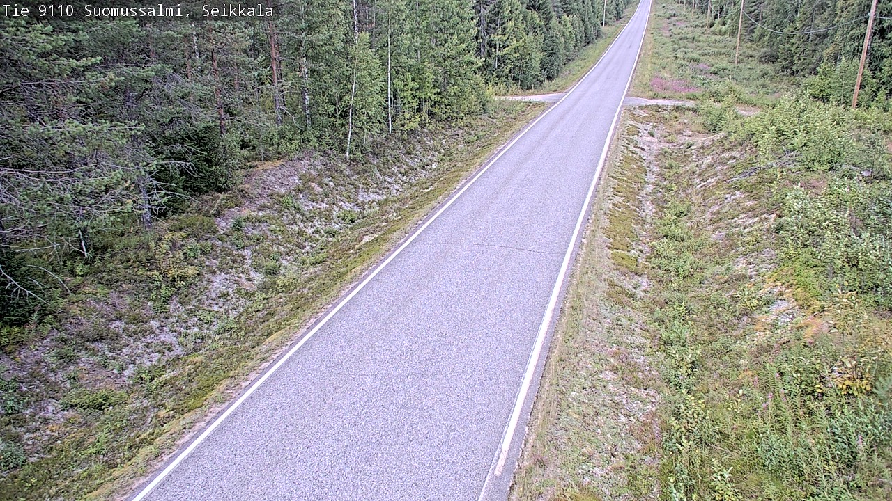 Kelikamerat Kuva Tie 9110 Suomussalmi, Seikkala, Suomussalmi, Kainuu