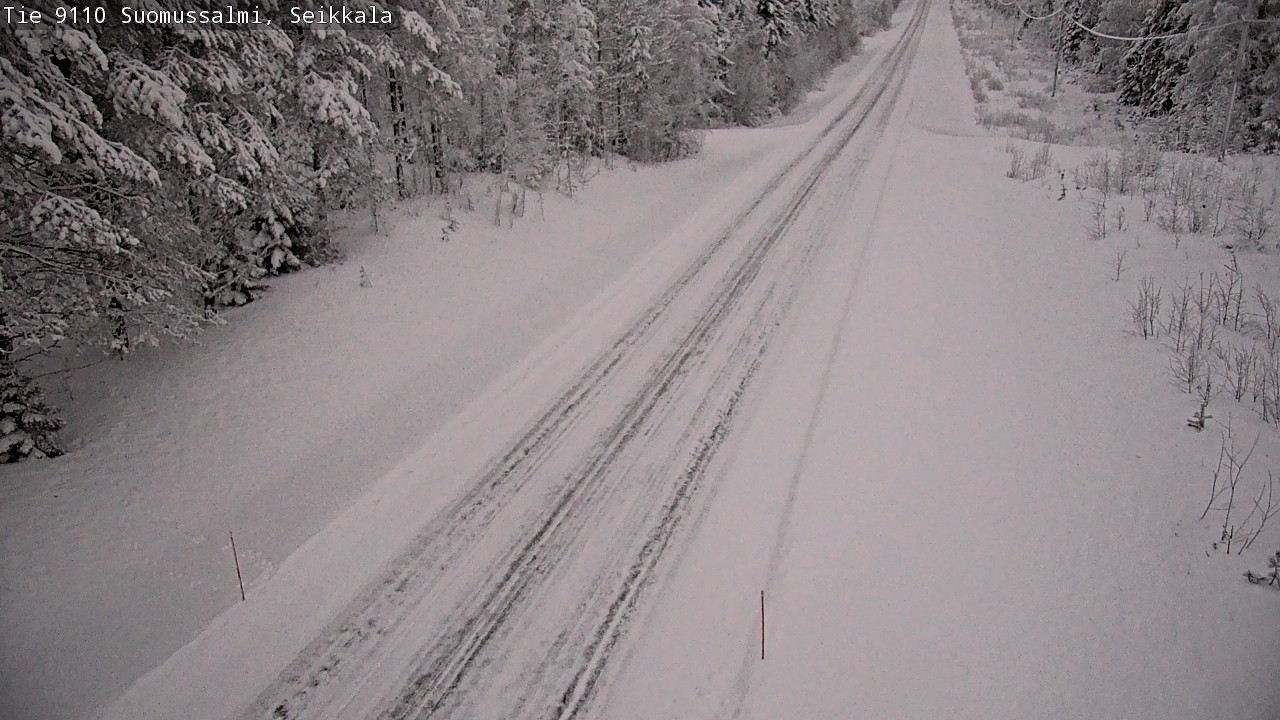 Kelikamerat Kuva Tie 9110 Suomussalmi, Seikkala, Suomussalmi, Kainuu