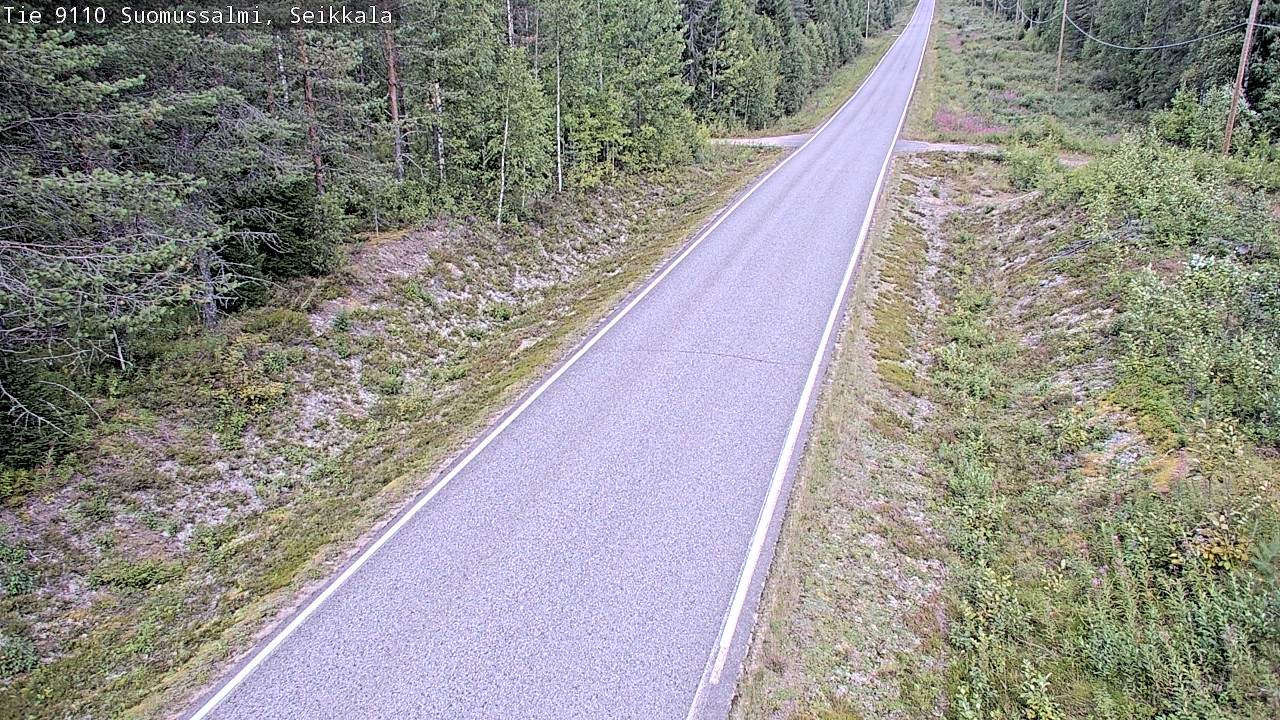 Kelikamerat Kuva Tie 9110 Suomussalmi, Seikkala, Suomussalmi, Kainuu