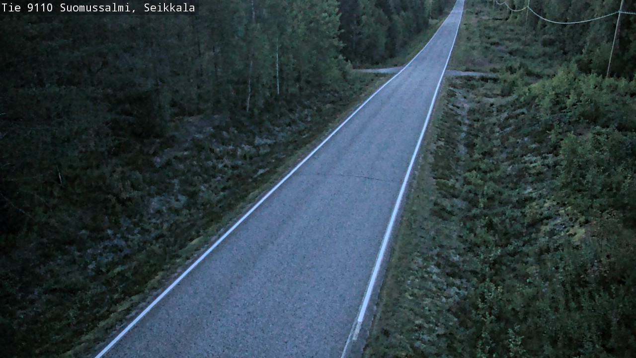Kelikamerat Kuva Tie 9110 Suomussalmi, Seikkala, Suomussalmi, Kainuu