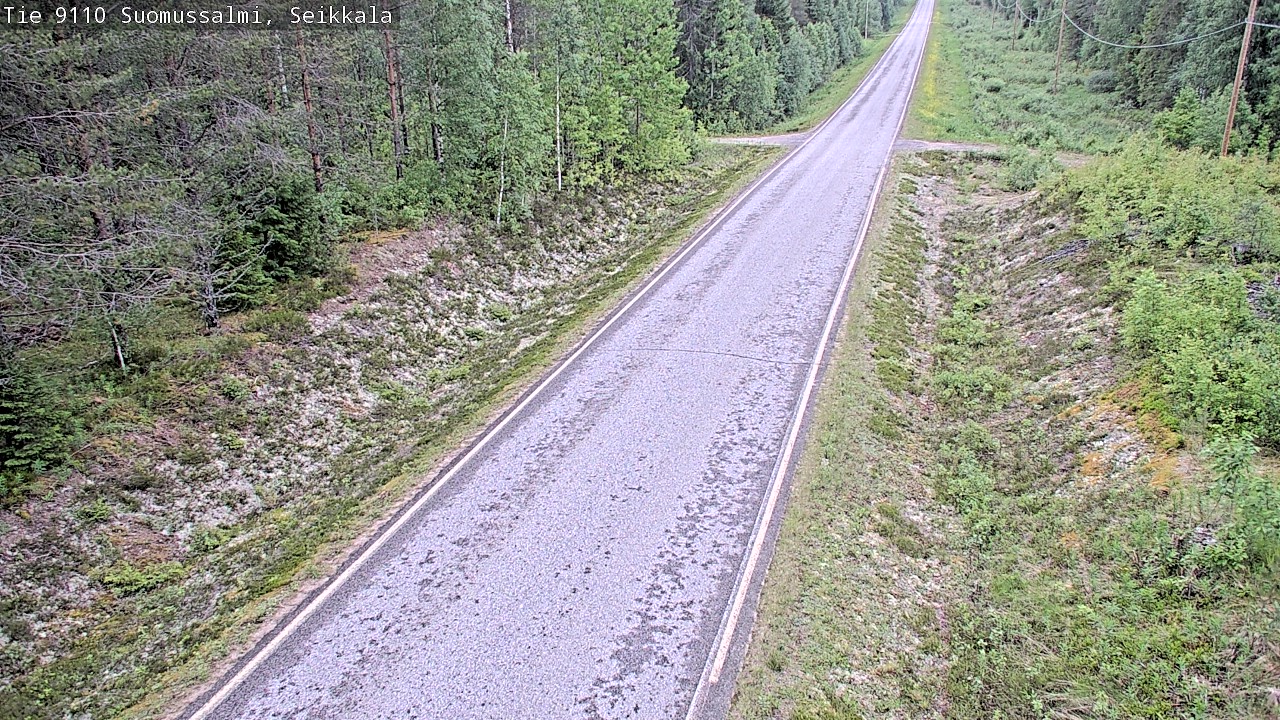 Kelikamerat Kuva Tie 9110 Suomussalmi, Seikkala, Suomussalmi, Kainuu