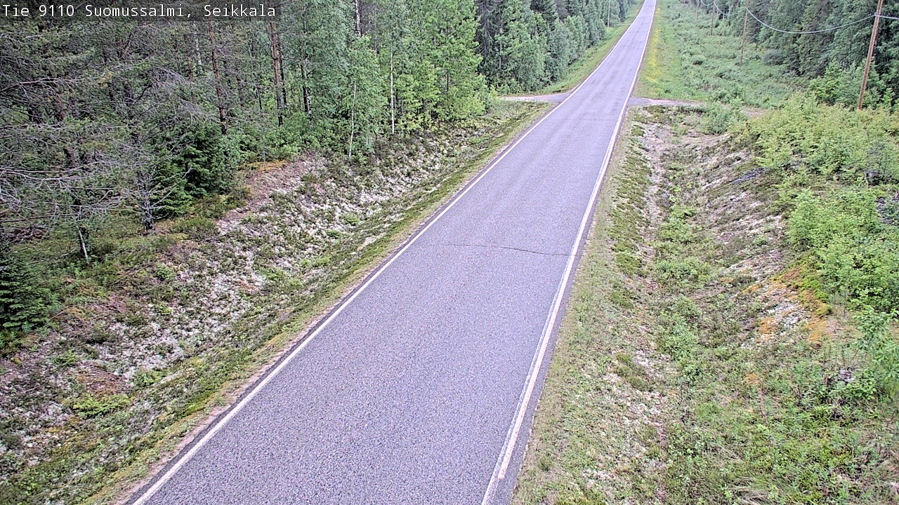 Kelikamerat Kuva Tie 9110 Suomussalmi, Seikkala, Suomussalmi, Kainuu
