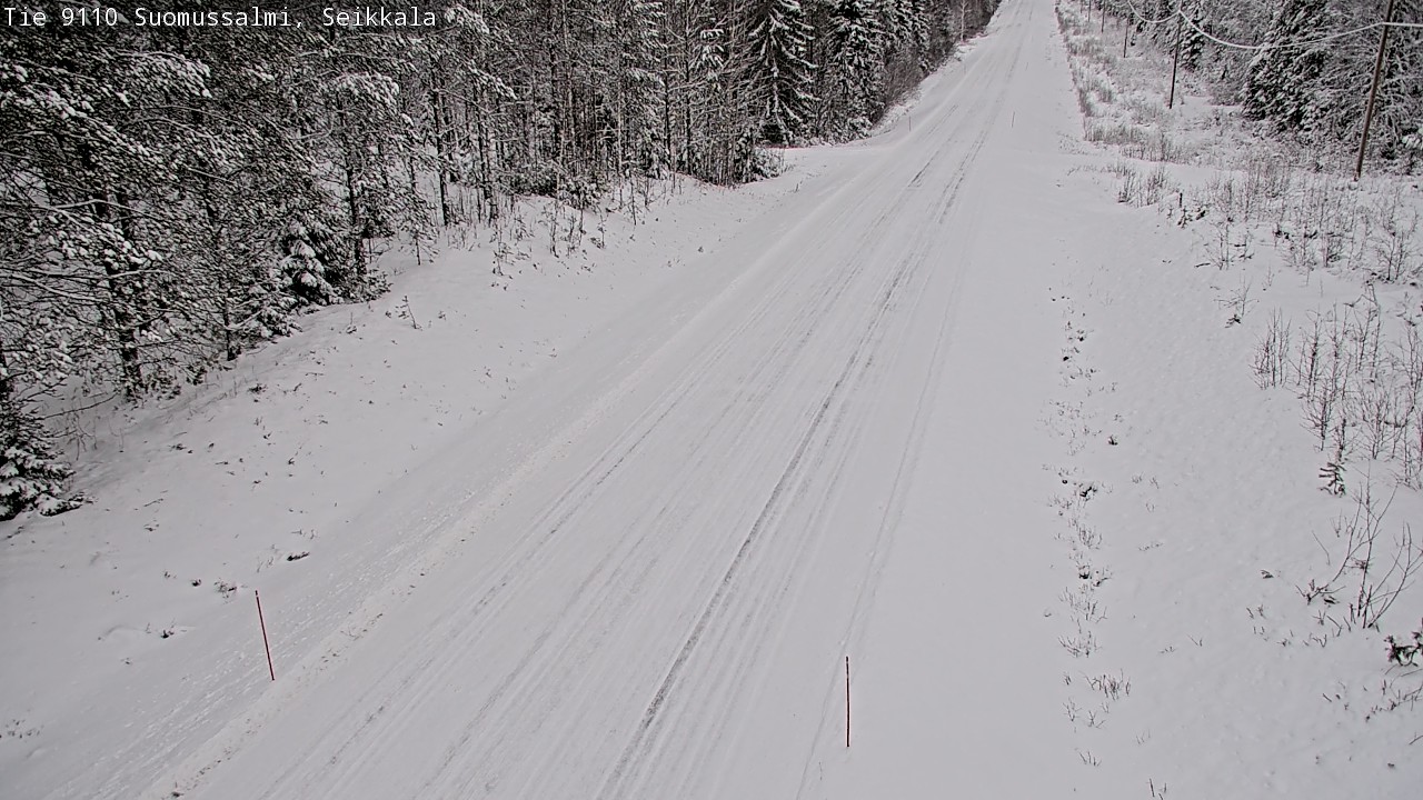 Weather Camera Image Road 9110 Suomussalmi, Seikkala, Suomussalmi, Kainuu