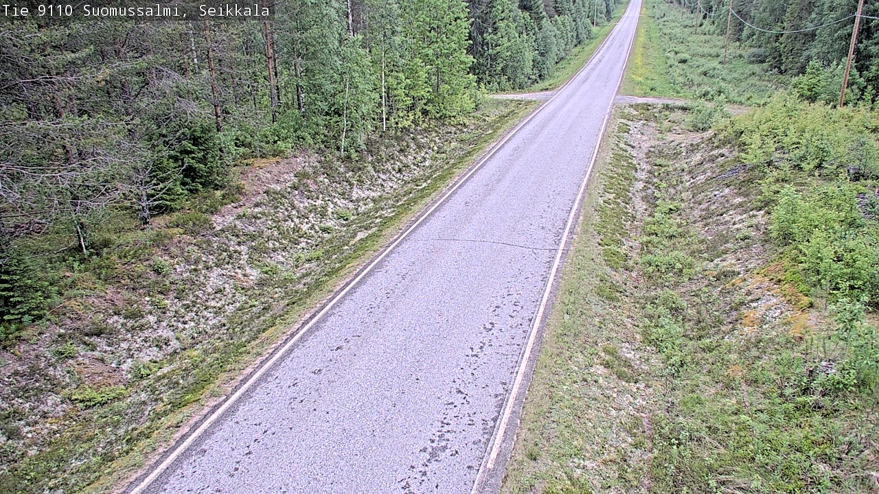 Kelikamerat Kuva Tie 9110 Suomussalmi, Seikkala, Suomussalmi, Kainuu