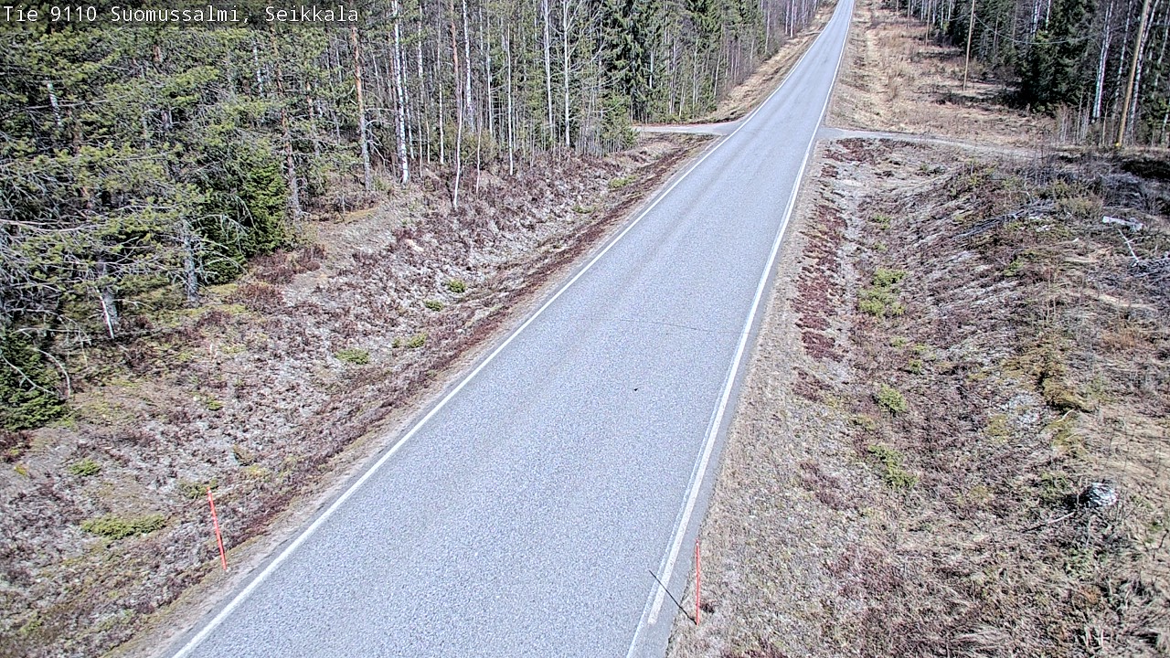 Kelikamerat Kuva Tie 9110 Suomussalmi, Seikkala, Suomussalmi, Kainuu