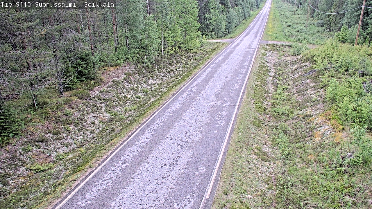 Kelikamerat Kuva Tie 9110 Suomussalmi, Seikkala, Suomussalmi, Kainuu